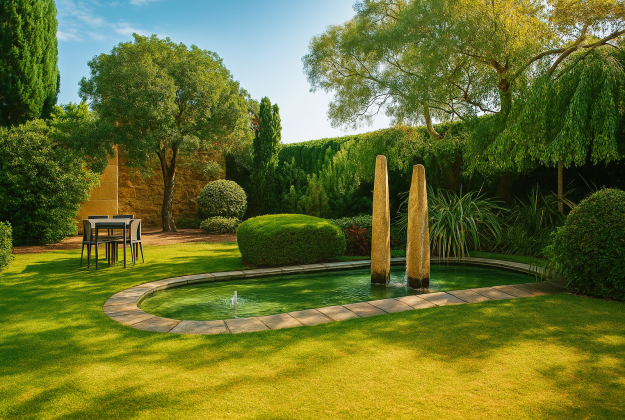 Jardin retocado